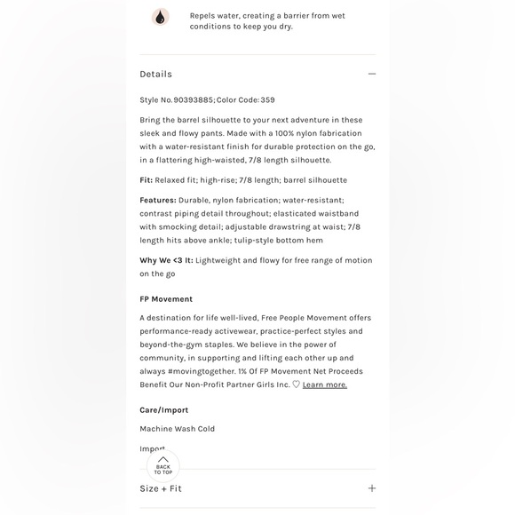 NWT Free People Here Comes the Champ track pants - Picture 5 of 6